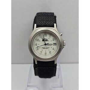 REI Co Op Freestyle Night Vision Field Watch 100 M Quartz Date Ivory New Battery
